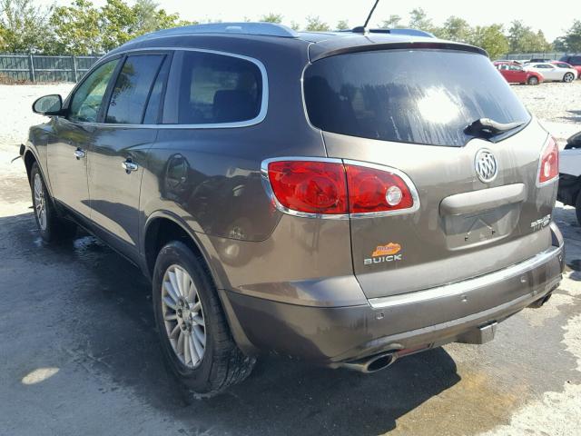 5GAEV23798J133844 - 2008 BUICK ENCLAVE CX BROWN photo 3