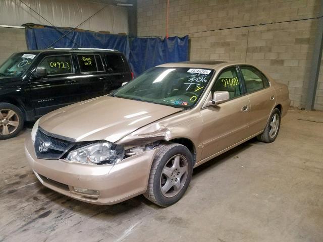 19UUA56673A006966 - 2003 ACURA 3.2TL GOLD photo 2