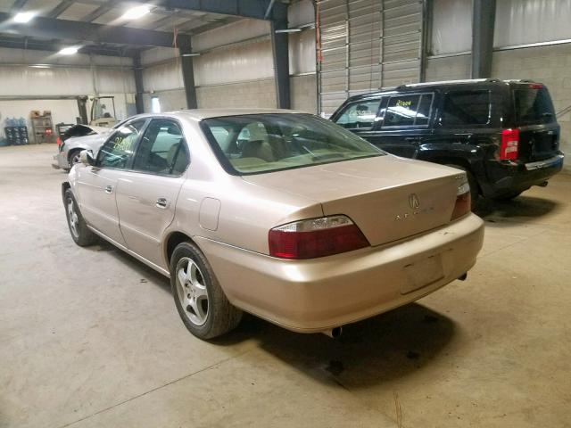 19UUA56673A006966 - 2003 ACURA 3.2TL GOLD photo 3