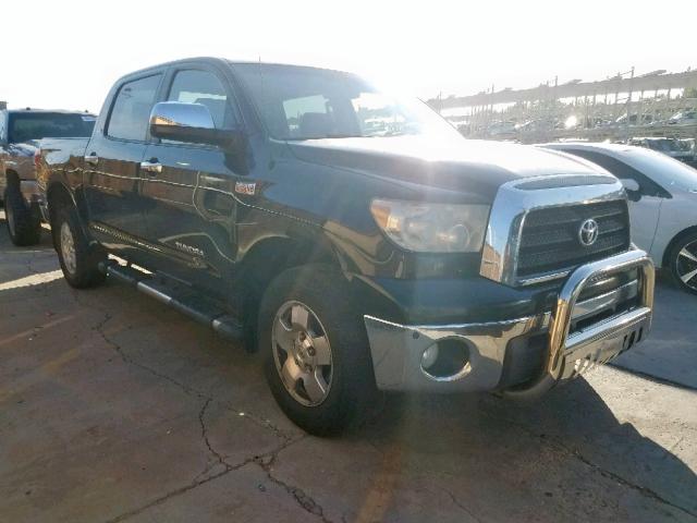 5TFDV54188X058623 - 2008 TOYOTA TUNDRA CRE BLACK photo 1