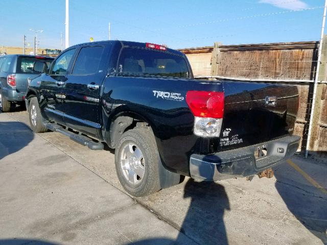 5TFDV54188X058623 - 2008 TOYOTA TUNDRA CRE BLACK photo 3