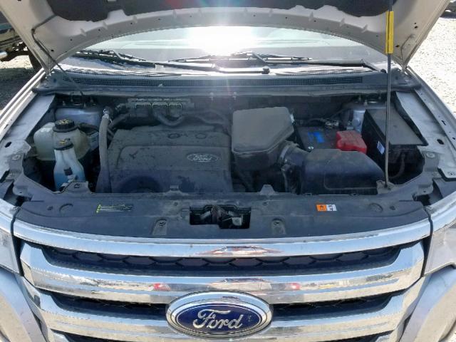 2FMDK3JC1BBA76667 - 2011 FORD EDGE SEL SILVER photo 7