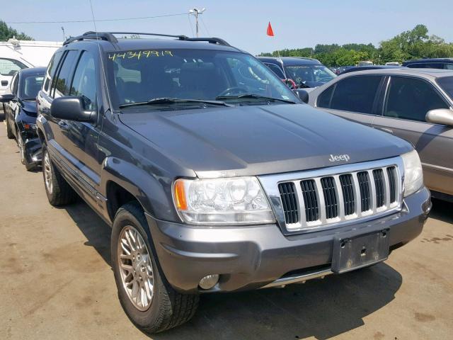 1J4GW58S64C359755 - 2004 JEEP GRAND CHER GRAY photo 1