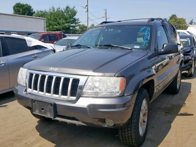 1J4GW58S64C359755 - 2004 JEEP GRAND CHER GRAY photo 2