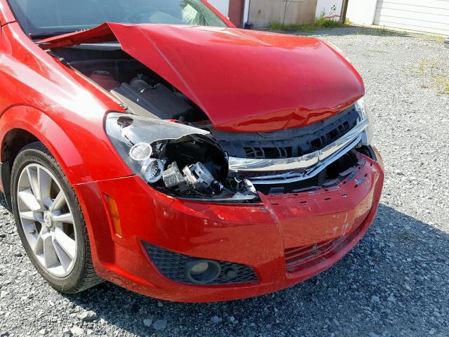 W08AT271795030207 - 2009 SATURN ASTRA XR RED photo 9