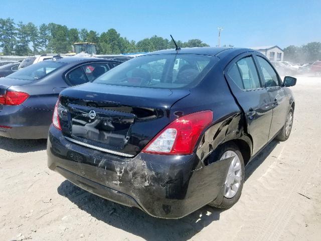 3N1CN7AP2GL876779 - 2016 NISSAN VERSA S BLACK photo 4