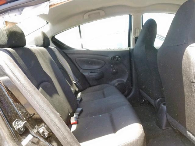 3N1CN7AP2GL876779 - 2016 NISSAN VERSA S BLACK photo 6