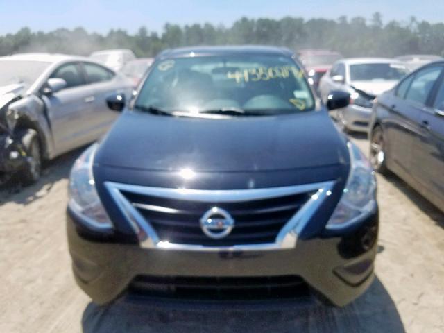 3N1CN7AP2GL876779 - 2016 NISSAN VERSA S BLACK photo 9