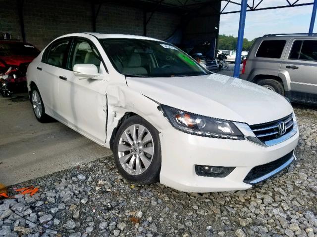 1HGCR3F85EA029658 - 2014 HONDA ACCORD EXL WHITE photo 1