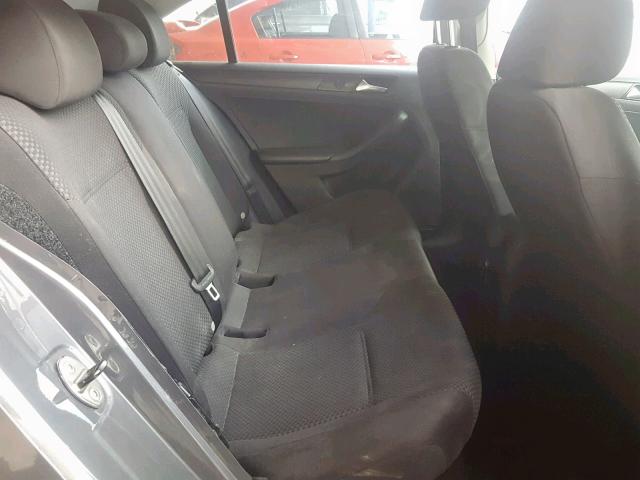 3VW2K7AJ5EM407185 - 2014 VOLKSWAGEN JETTA BASE ნაცრისფერი ფოტო 6