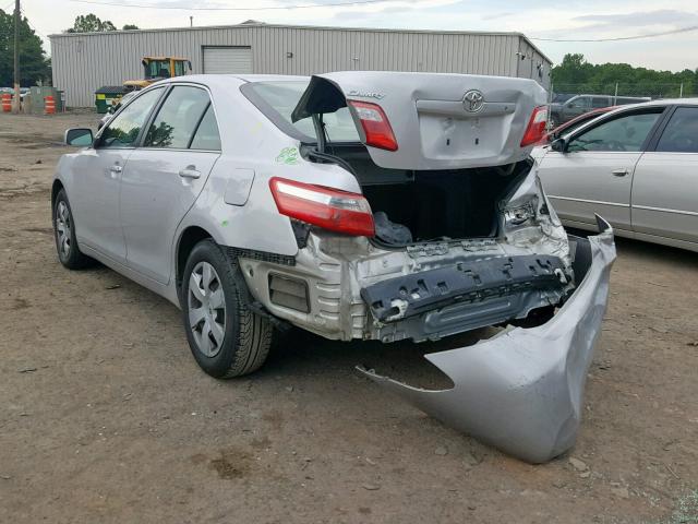 4T1BE46K97U509044 - 2007 TOYOTA CAMRY NEW SILVER photo 3