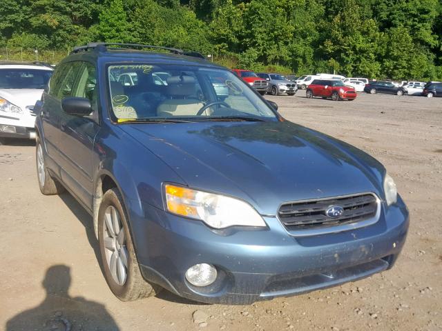 4S4BP61C267331903 - 2006 SUBARU LEGACY OUT BLUE photo 1