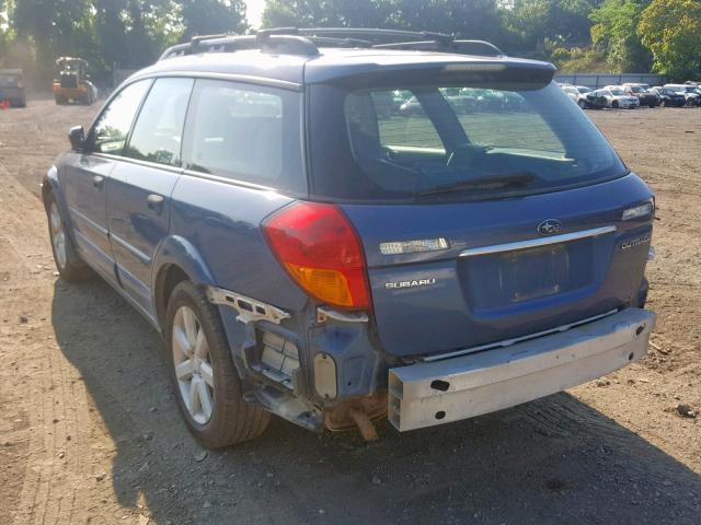 4S4BP61C267331903 - 2006 SUBARU LEGACY OUT BLUE photo 3