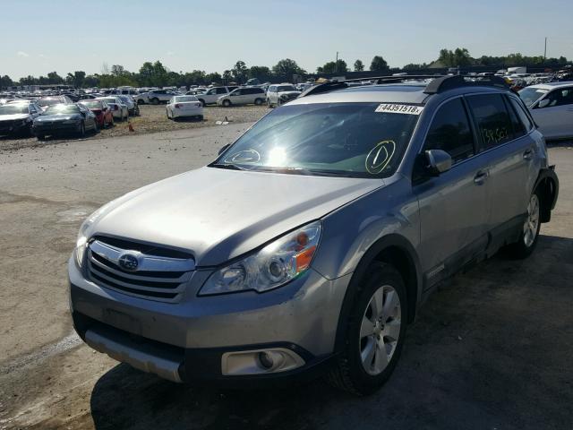 4S4BRDLC5B2376823 - 2011 SUBARU OUTBACK 3. SILVER photo 2