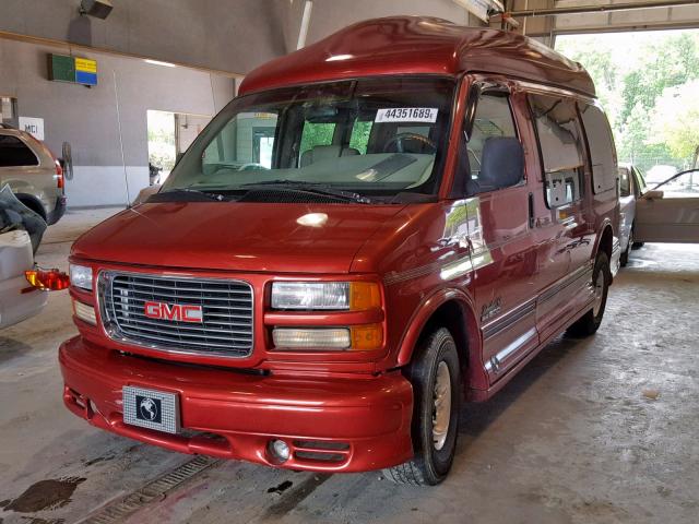 1GDFG15R4W1055245 - 1998 GMC SAVANA RV BURGUNDY photo 2