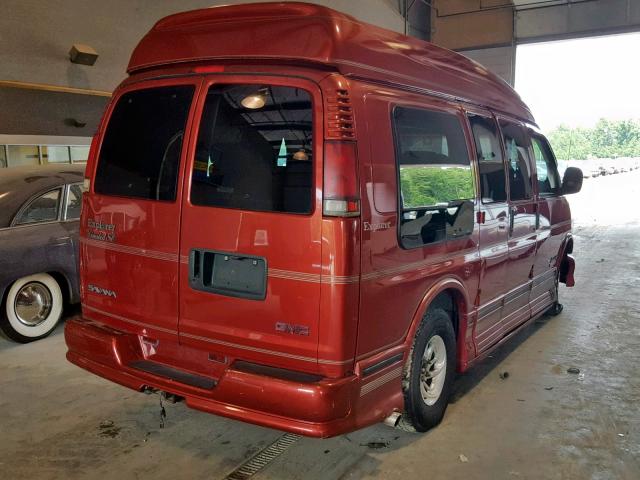 1GDFG15R4W1055245 - 1998 GMC SAVANA RV BURGUNDY photo 4