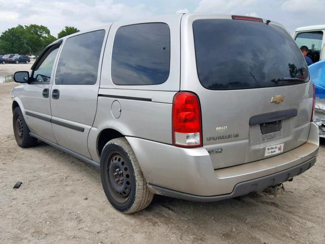 1GNDV23W58D107295 - 2008 CHEVROLET UPLANDER L 银色 照片 3
