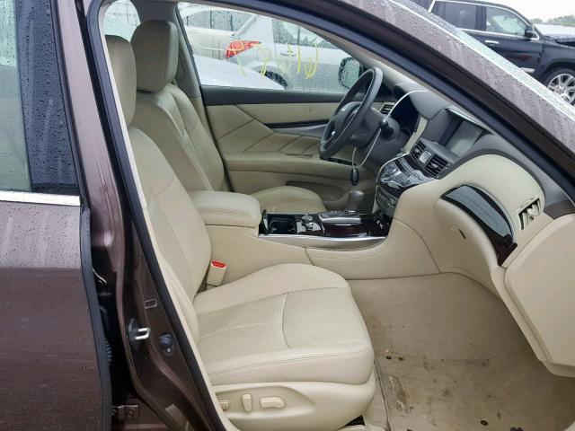 JN1BY1AR6FM560355 - 2015 INFINITI Q70 3.7 BROWN photo 5