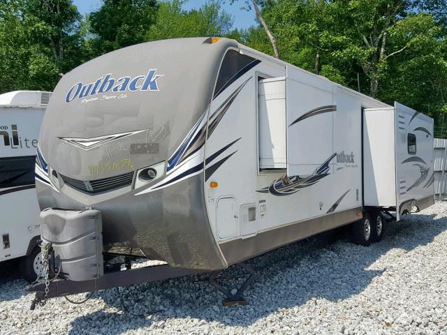 4YDT3162XDB453343 - 2013 KEYSTONE OUTBACK BEIGE photo 2