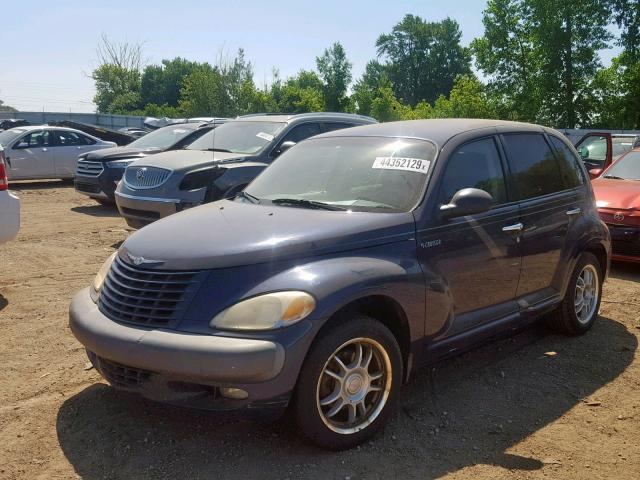 3C4FY4BB91T609794 - 2001 CHRYSLER PT CRUISER BLUE photo 2