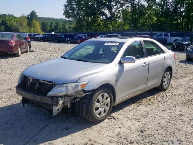 4T4BF3EK0AR041145 - 2010 TOYOTA CAMRY BASE GRAY photo 2