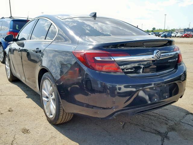 2G4GN5EX0F9236080 - 2015 BUICK REGAL PREM BLACK photo 3