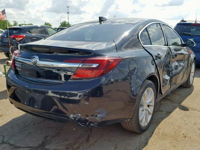 2G4GN5EX0F9236080 - 2015 BUICK REGAL PREM BLACK photo 4