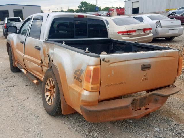 1Z7HT38N86S529418 - 2006 MITSUBISHI RAIDER DUR SILVER photo 3