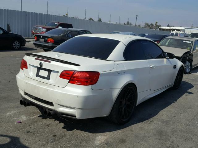 WBSWL93518P331095 - 2008 BMW M3 WHITE photo 4