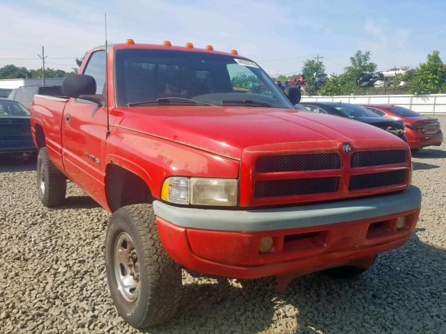 3B7KF26Z6WM213498 - 1998 DODGE RAM 2500 RED photo 1