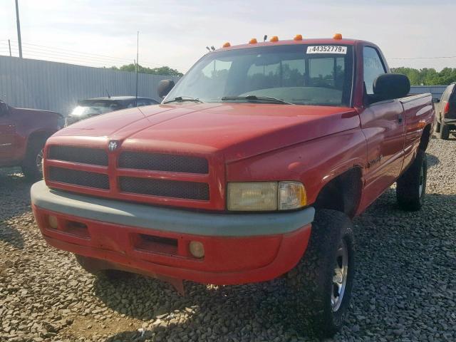 3B7KF26Z6WM213498 - 1998 DODGE RAM 2500 RED photo 2