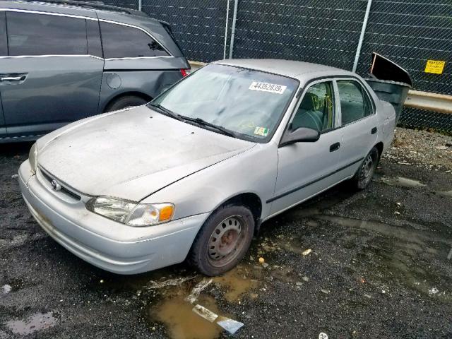 2T1BR12E3YC341830 - 2000 TOYOTA COROLLA VE BEIGE photo 2