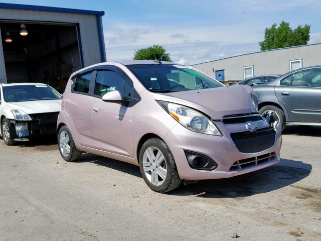 KL8CB6S90DC583740 - 2013 CHEVROLET SPARK LS PINK photo 1