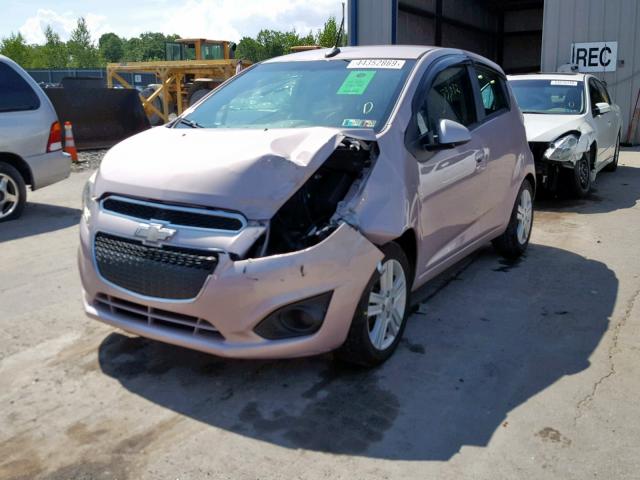 KL8CB6S90DC583740 - 2013 CHEVROLET SPARK LS PINK photo 2