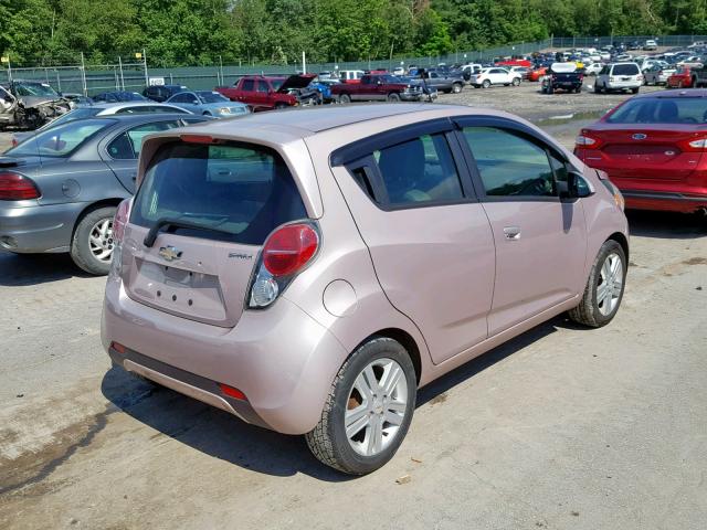 KL8CB6S90DC583740 - 2013 CHEVROLET SPARK LS PINK photo 4