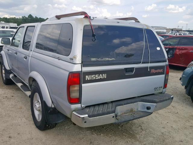 1N6ED27T1YC392905 - 2000 NISSAN FRONTIER C WHITE photo 3