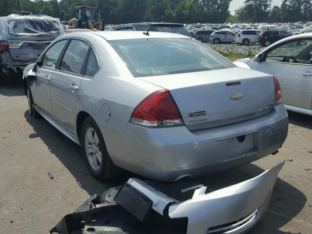 2G1WA5E39E1134291 - 2014 CHEVROLET IMPALA LIM SILVER photo 3