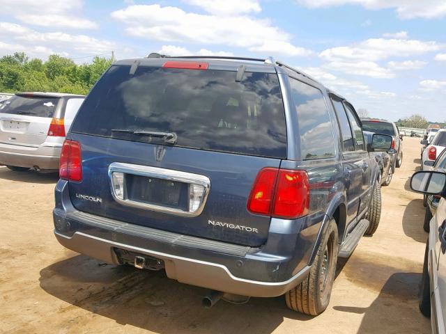 5LMFU28R03LJ36718 - 2003 LINCOLN NAVIGATOR ლურჯი ფოტო 4