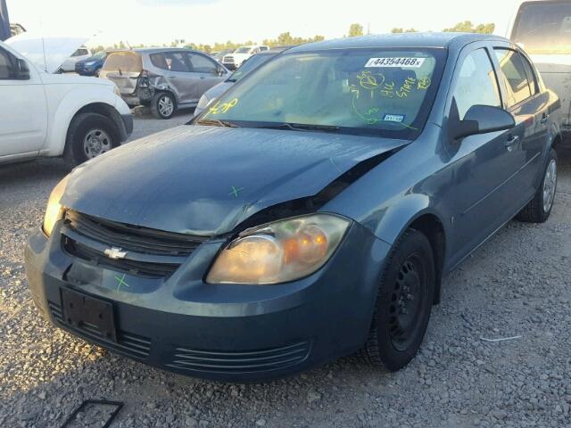 1G1AT58H397208275 - 2009 CHEVROLET COBALT LT BLUE photo 2