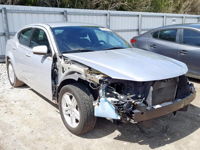 1B3BD1FBXBN536859 - 2011 DODGE AVENGER MA SILVER photo 1