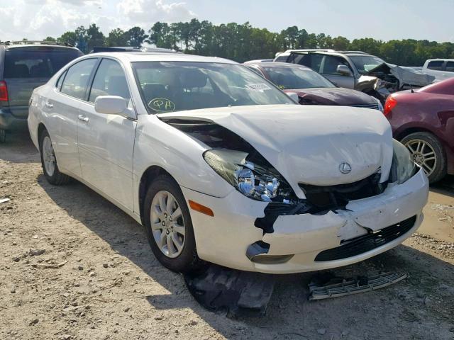 JTHBF30G036007309 - 2003 LEXUS ES 300 WHITE photo 1