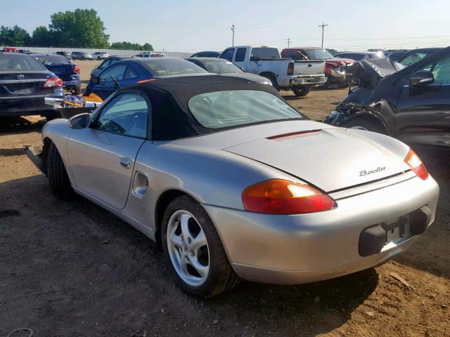 WP0CA2985XU621803 - 1999 PORSCHE BOXSTER SILVER photo 3