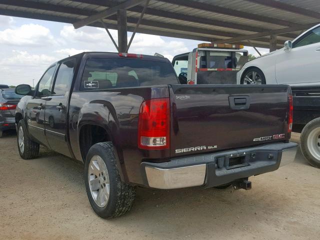 2GTEC13J881329875 - 2008 GMC SIERRA C15 MAROON photo 3