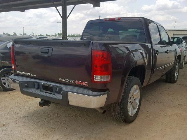 2GTEC13J881329875 - 2008 GMC SIERRA C15 MAROON photo 4