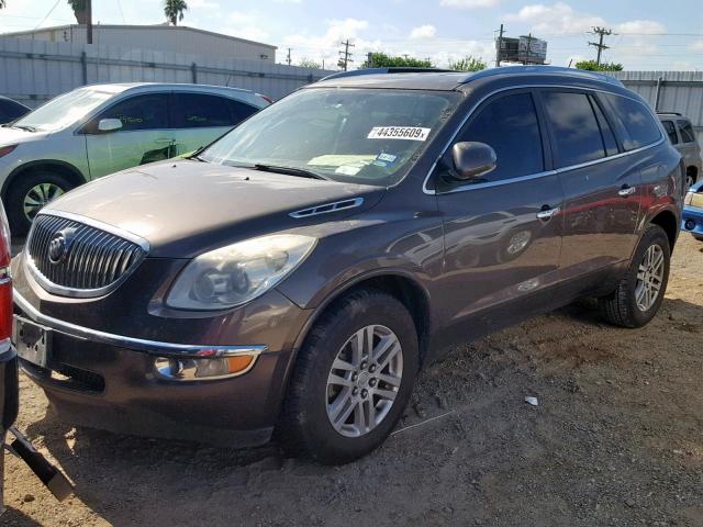 5GAKRAED6CJ404257 - 2012 BUICK ENCLAVE BROWN photo 2