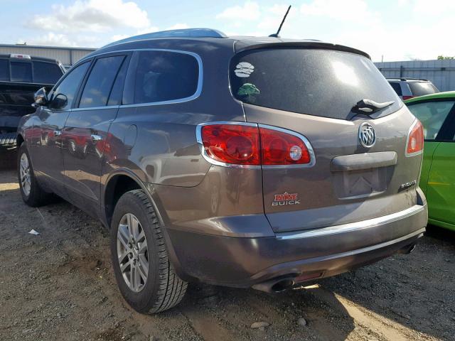 5GAKRAED6CJ404257 - 2012 BUICK ENCLAVE BROWN photo 3