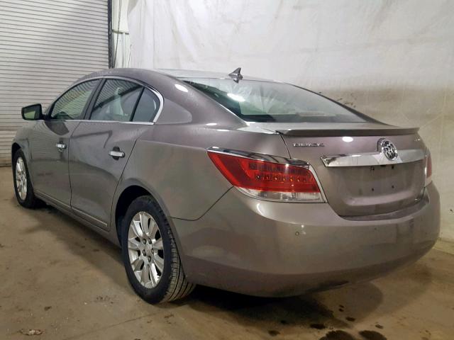 1G4GD5ER3CF278704 - 2012 BUICK LACROSSE P GRAY photo 3