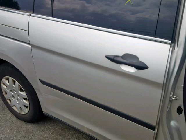 5FNRL38298B002770 - 2008 HONDA ODYSSEY LX SILVER photo 6