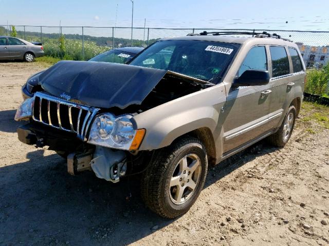 1J4HR58N66C112860 - 2006 JEEP GRAND CHER TAN photo 2