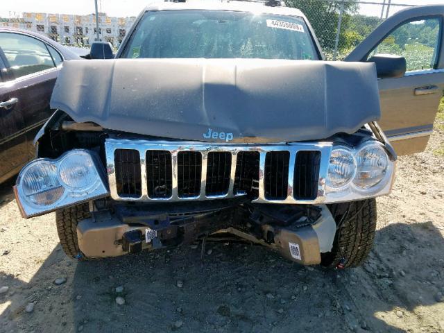 1J4HR58N66C112860 - 2006 JEEP GRAND CHER TAN photo 7